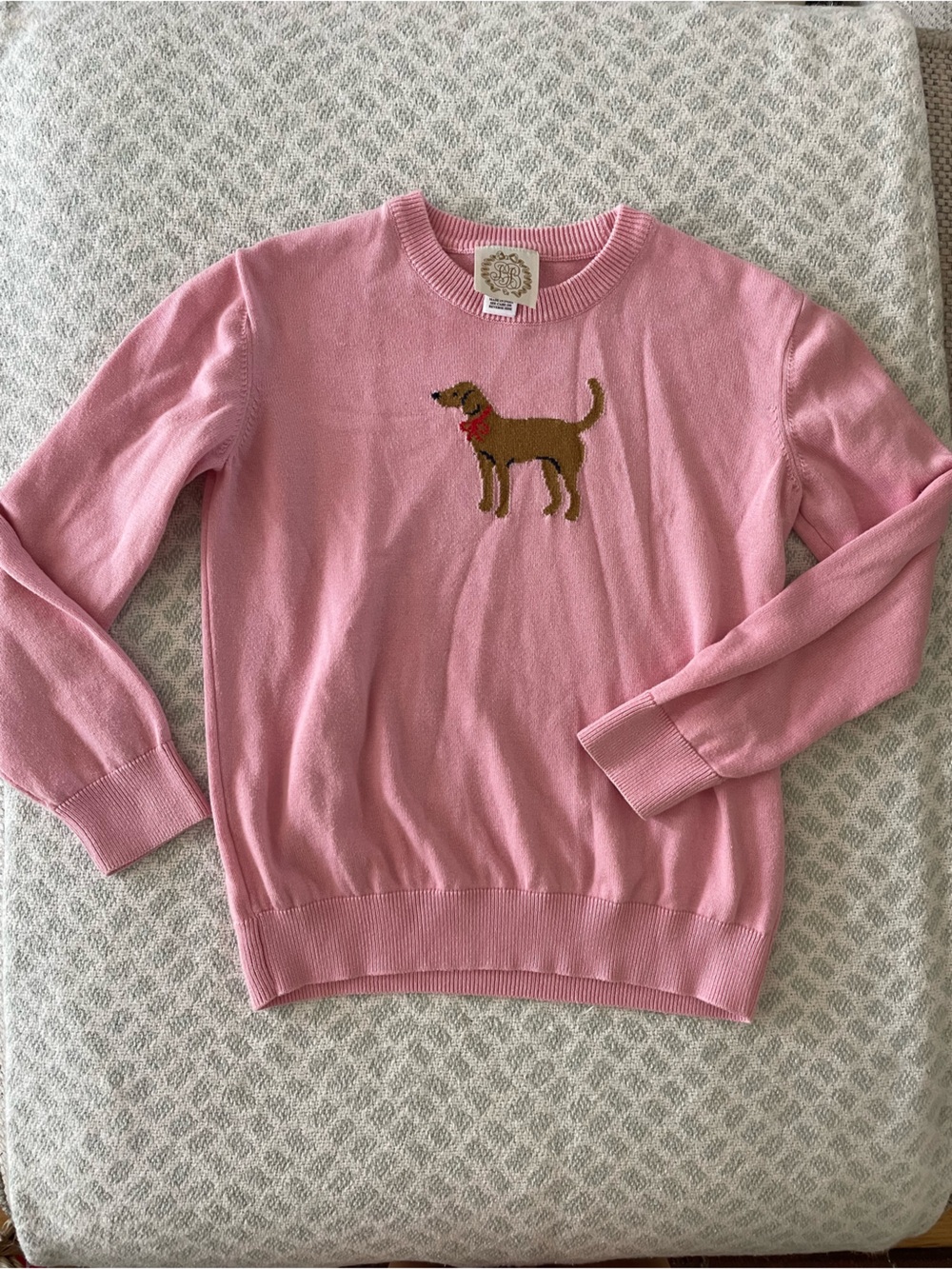 The Beaufort Bonnet Company Pink Cotton Knit Top